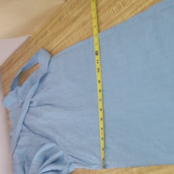 SIENNA SKY Women's Light Blue Wide-Leg Pants, size L - Picture 12 of 12